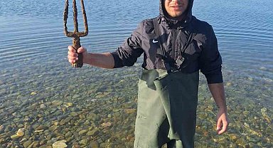 İznik Gölü'nden Poseidon Mızrağı çıktı