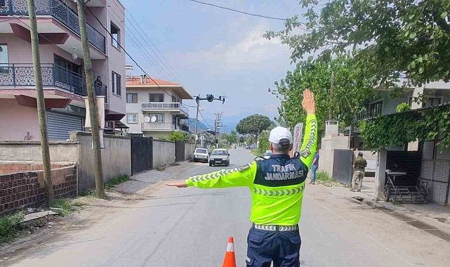 Jandarma Köşk'te havadan denetim yaptı
