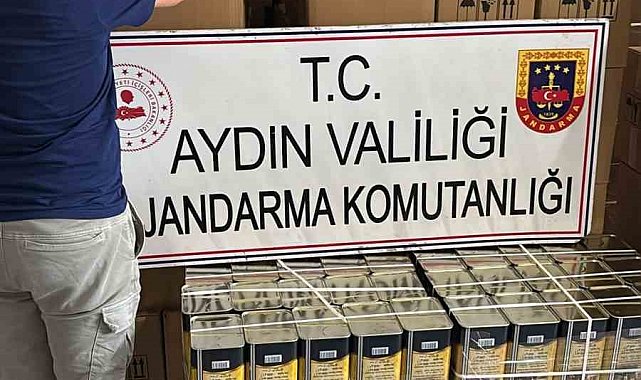 Jandarma'dan sahte yağ baskını