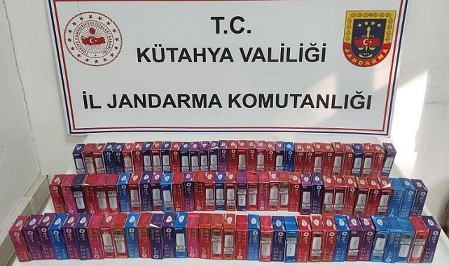 Jandarmadan kaçak elektronik sigara operasyonu