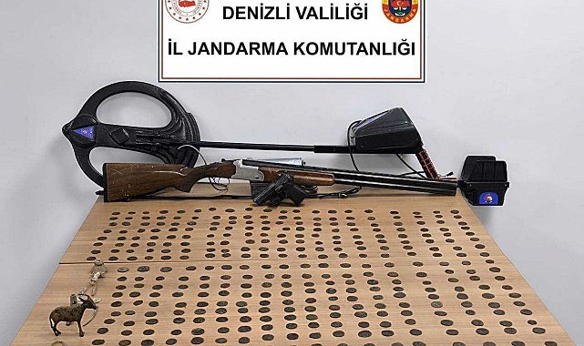 Jandarmanın operasyonunda Roma dönemine ait tarihi eserler ele geçirildi