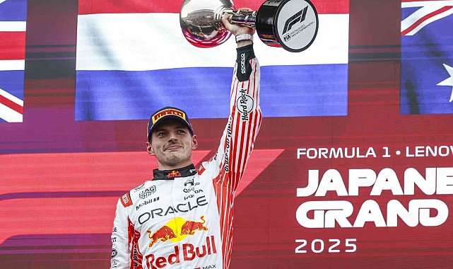 Japonya'da kazanan Max Verstappen