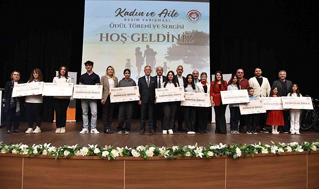 Kadın ve Aile Resim Yarışması'nda ödüller sahiplerini buldu