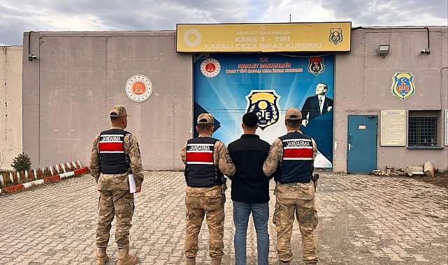 Kağızman'da hapis cezası bulunan 1 kişi yakalandı