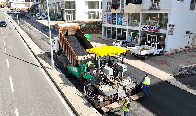 Kahramanmaraş'ta asfalt çalışmaları