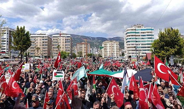 Kahramanmaraş'ta Filistin'e destek yürüyüşü