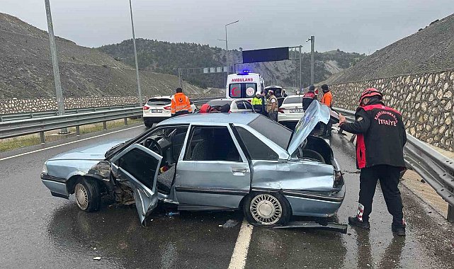 Kahramanmaraş'ta peş peşe kazalar meydana geldi: 3 yaralı