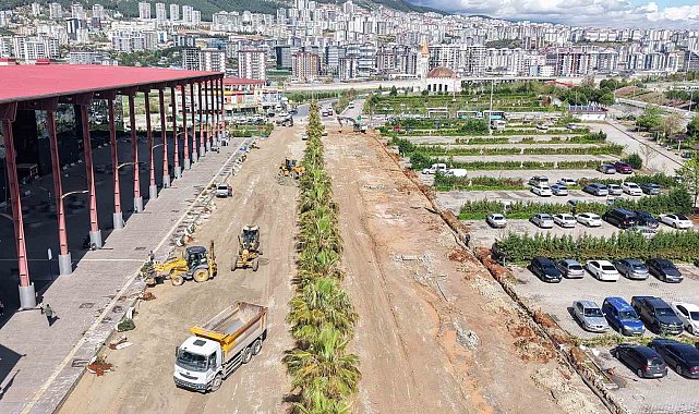 Kahramanmaraş'ta üniversite hastanesinin yolu yenileniyor