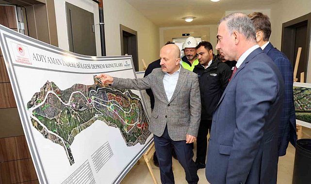 Kalıcı deprem konutları incelendi