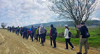 Kalp sağlığı farkındalığı için 11 kilometre yürüdüler