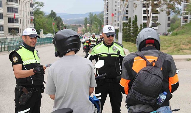 Karabük'te 72 motosikletliye 352 bin TL ceza kesildi