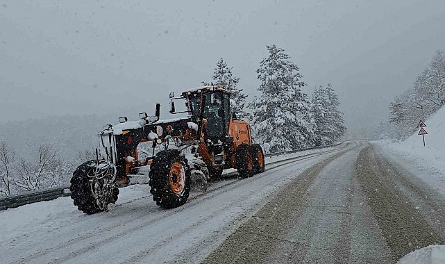 Karabük'te 85 köy yolu ulaşıma kapandı