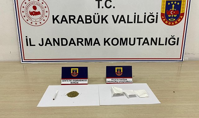 Karabük'te uyuşturucu operasyonu