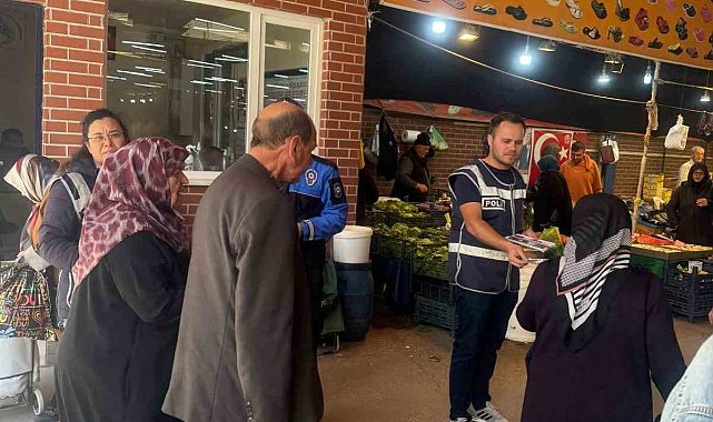 Karacabey'de polis ekipleri KADES uygulamasını tanıttı