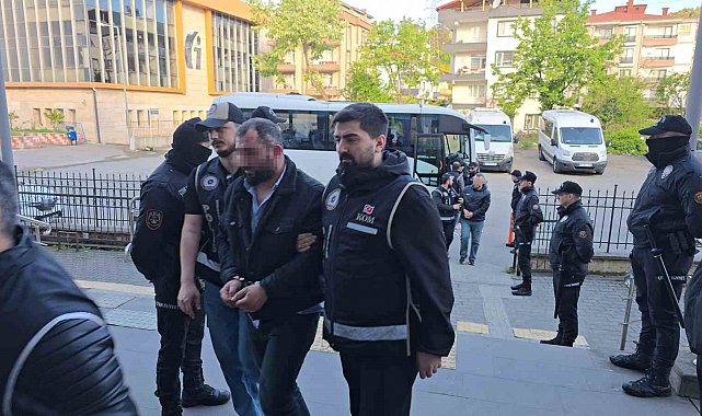 Karadeniz Ereğli'de silah kaçakçılığı operasyonu: 7 şüpheli adliyede