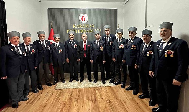 Karaman Defterdarlığı Kıbrıs gazilerini ağırladı