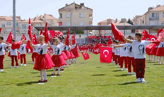 Karaman'da 23 Nisan coşkusu