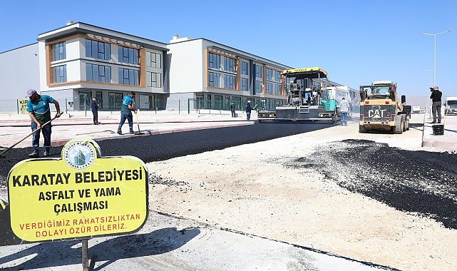 Karatay'da asfalt sezonu başladı
