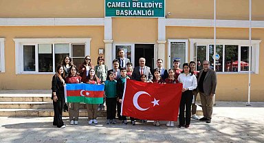 Kardeş ülke Azerbaycan'dan Çameli'ye anlamlı ziyaret