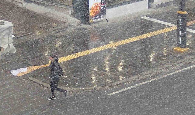 Kars'ta baharda kış hüküm sürüyor