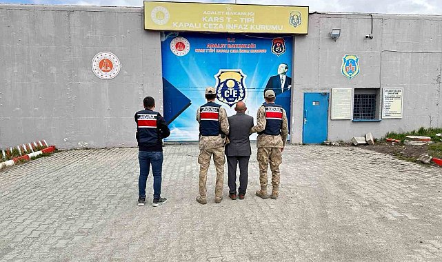 Kars'ta hapis cezası bulunan 1 kişi yakalandı
