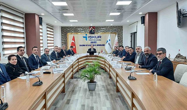 Kars'ta İl İstihdam ve Mesleki Eğitim Kurulu toplantısı yapıldı