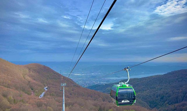 Kartepe Teleferikte bayrama özel yüzde 50 indirim