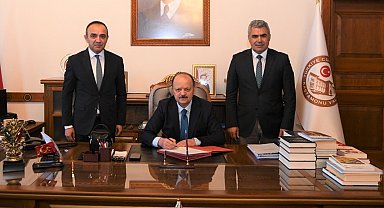 Kastamonu'da 23 milyonluk sulama kanalı projesi için imzalar atıldı