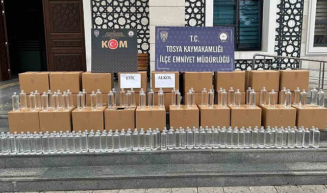 Kastamonu'da bin litre etil alkol ele geçirildi