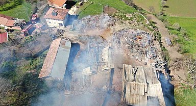 Kastamonu'da patlayan elektrik panosundan çıkan yangın 6 saatte söndürüldü