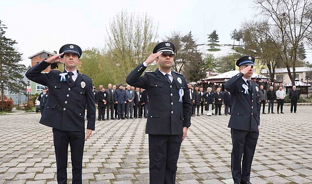Kavak'ta Polis Haftası töreni