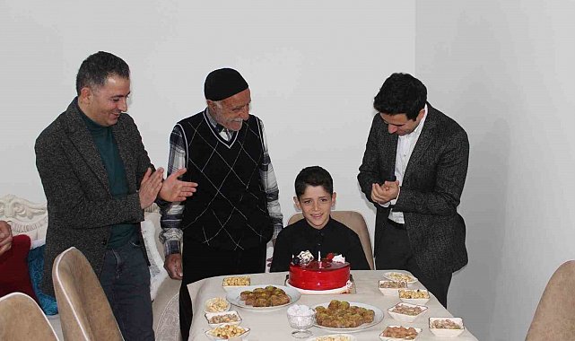 Kaymakam Güzel'den şehit ailesine doğum günü sürprizi
