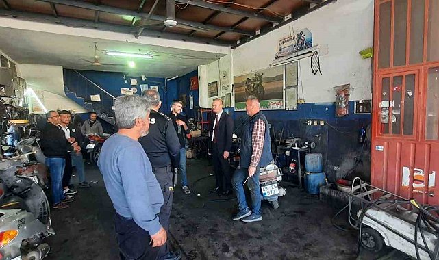 Kaymakam Maslak, sanayi esnafını ziyaret etti