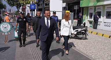 Kaymakam Şahin tütün denetimine katıldı