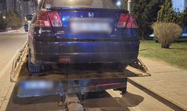 Kayseri'de bin 468 araca ceza