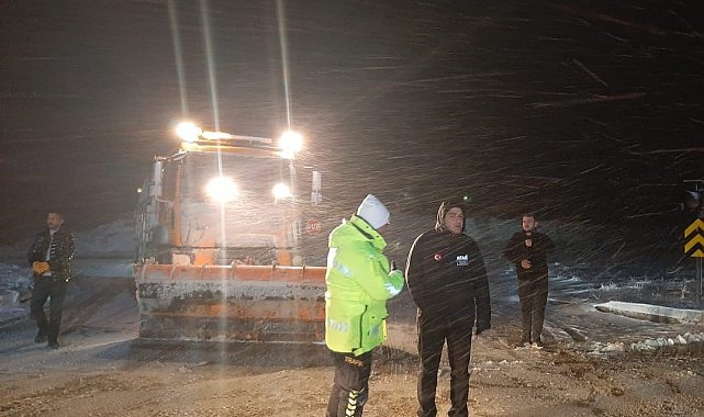 Kayseri'de karda mahsur kalan 385 kişi kamu tesislerine alındı