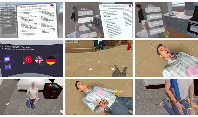 KBÜ, sanal gerçeklik ile geriatrik bireylerde ilk yardım eğitimi sunacak