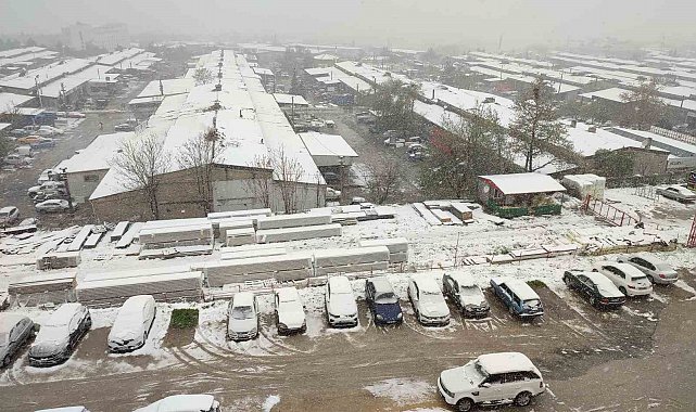 Keşan Nisan ayında beyaza büründü