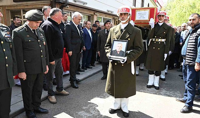 Kıbrıs gazisi son yolculuğuna uğurlandı