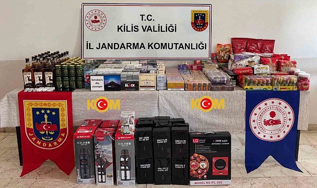 Kilis'te uyuşturucu ve kaçakçılık operasyonu