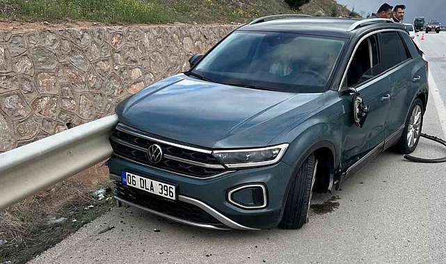 Kırıkkale'de motosiklet otomobille çarpıştı: 1 yaralı