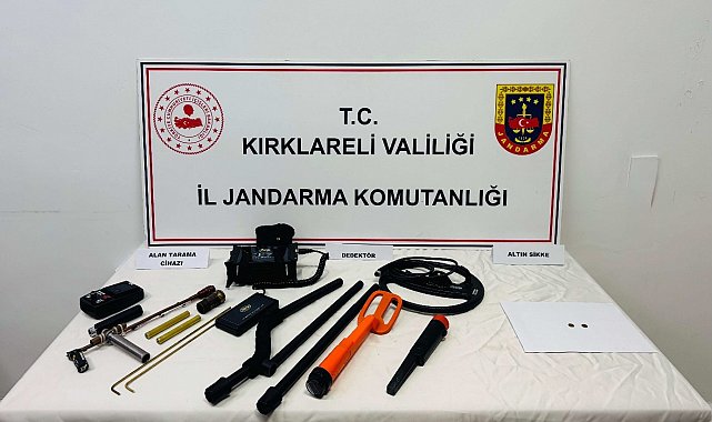 Kırklareli merkezli 3 ilde kaçak kazı operasyonu: 14 gözaltı