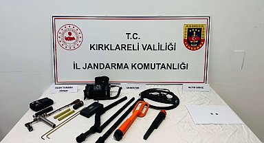 Kırklareli merkezli 3 ilde kaçak kazı operasyonu: 14 gözaltı