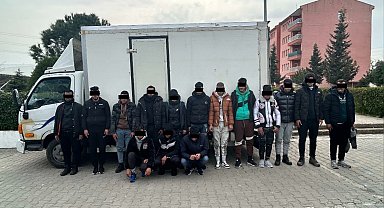 Kırklareli'nde 75 kaçak göçmen yakalandı