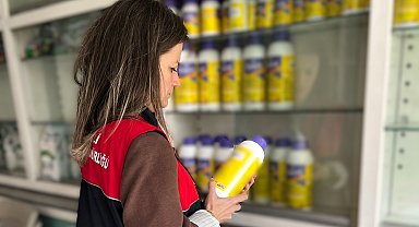 Kırklareli'nde bitki koruma ürünü satışı yapan bayileri denetlendi