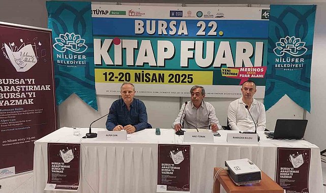 Kitap Fuarı'nda Bursa'yı araştırmak Bursa'yı yazmak söyleşisi