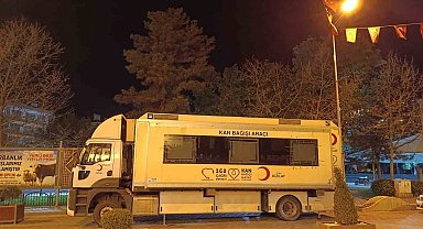 Kızılay kan bağış aracı Beypazarı'nda