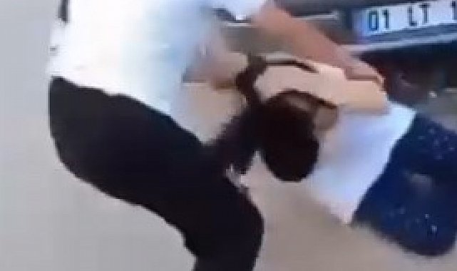 Kızların 'küfür' kavgası kamerada