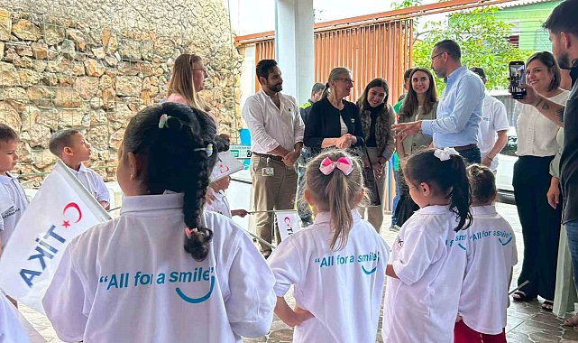 Kolombiya'da 10 farklı okulda, okul öncesi eğitim sınıfları kuruldu