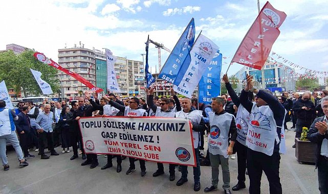 Konak Belediyesi'nde memurlar iş bıraktı